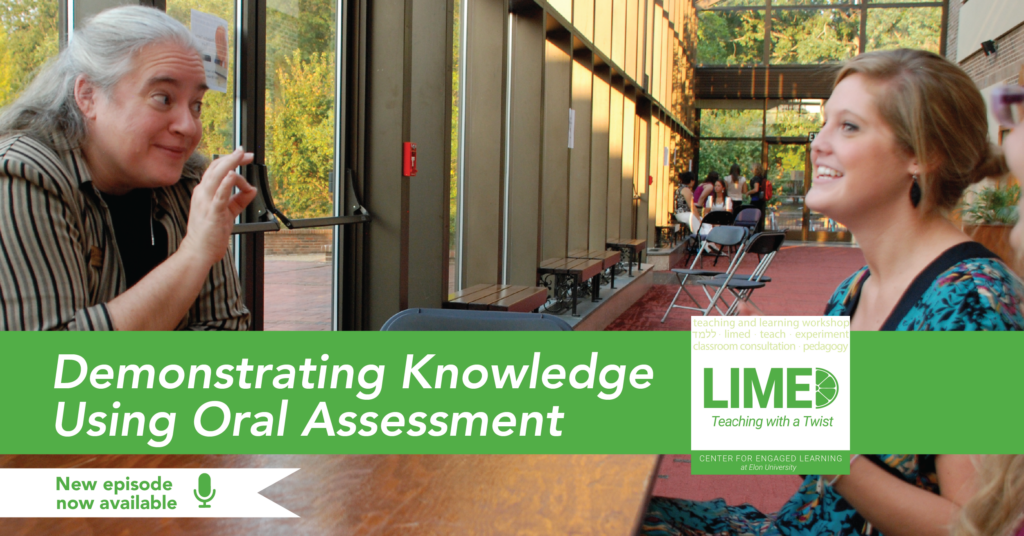 Demonstrating Knowledge Using Oral Assessments Center For Engaged Learning 5373